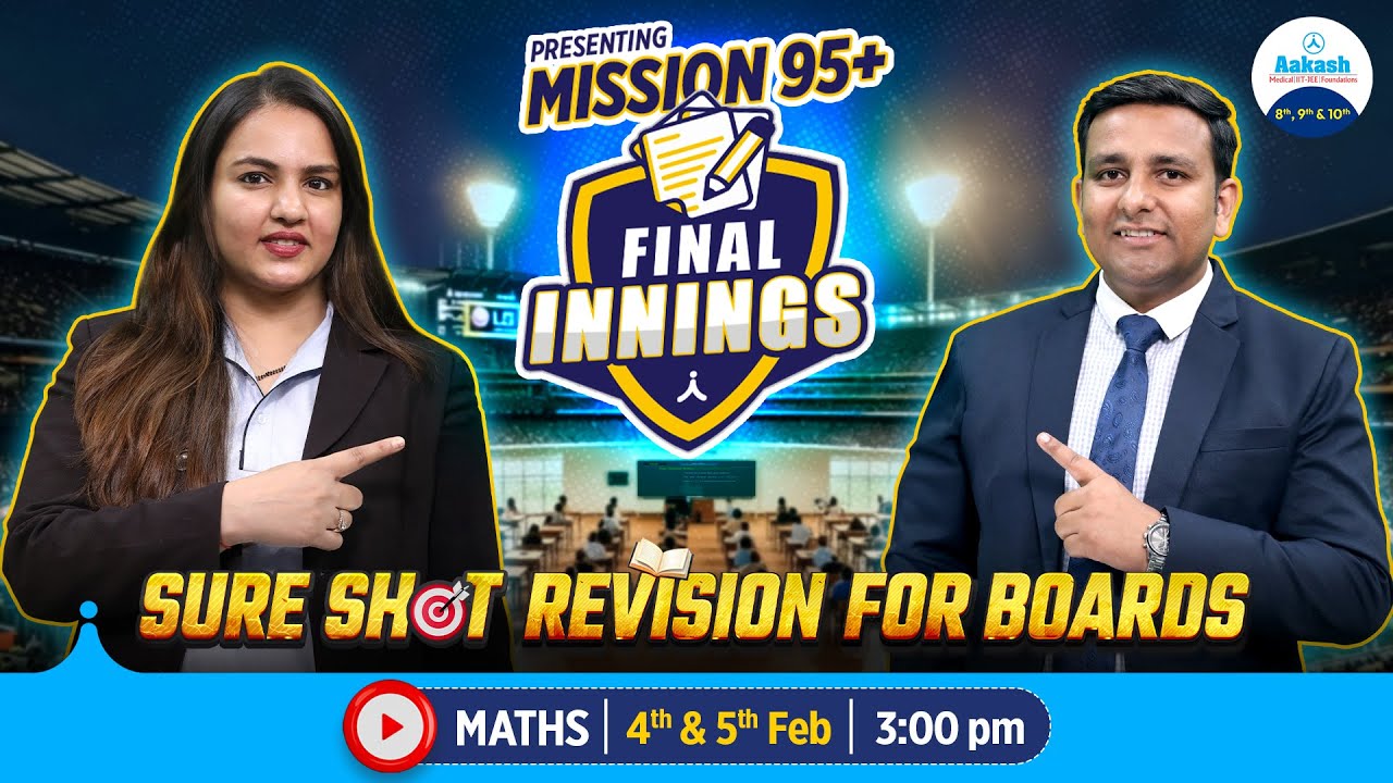 🔴 LIVE: Score 95+ in Maths 🎯 Final Innings | Board Revision | Class 10