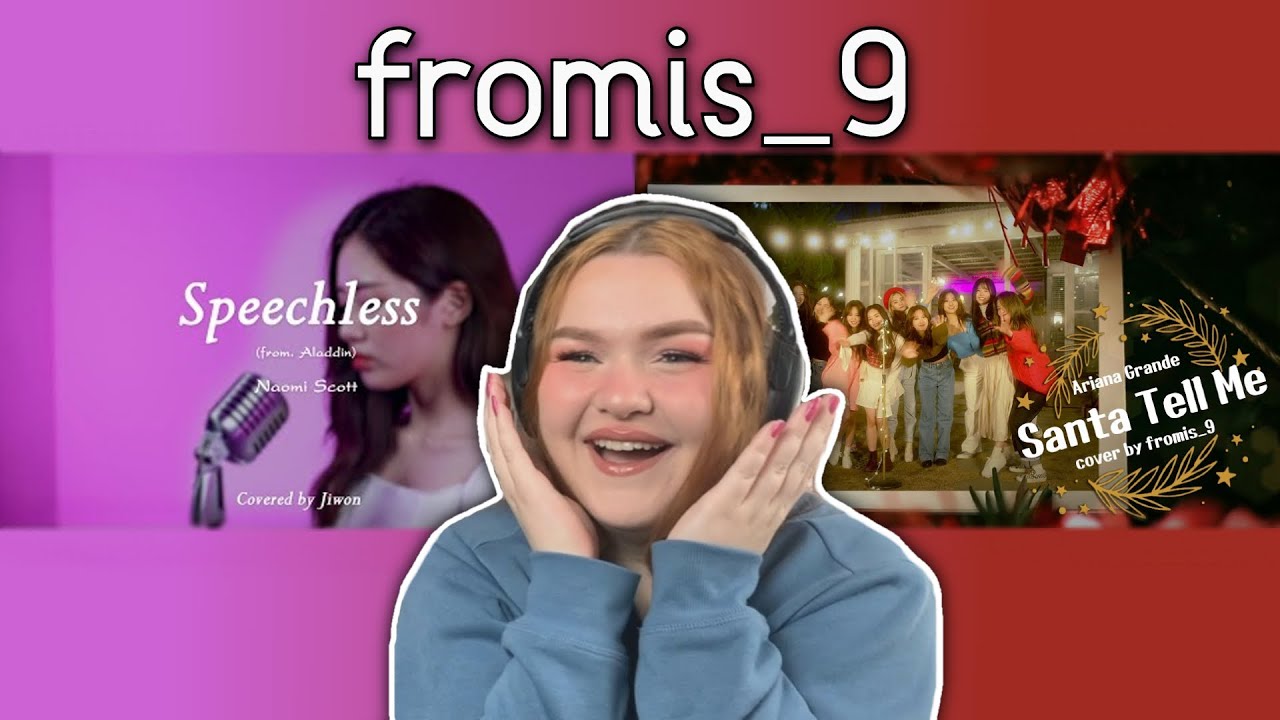 diving into fromis_9 COVERS !! - I am You, You Are Me, Speechless, Santa Tell Me REACTION