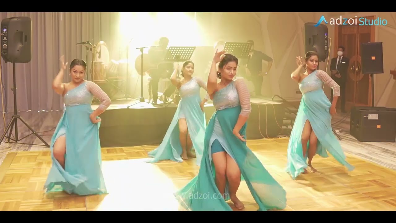 වෙඩින් ඒකට කියාපු ඩාන්ස් ටික ඒක පෙලට බලන්න | adzoi studio