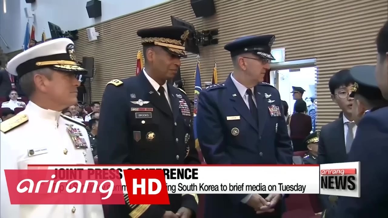 Top U.S. military commanders visiting S. Korea to hold joint press conference