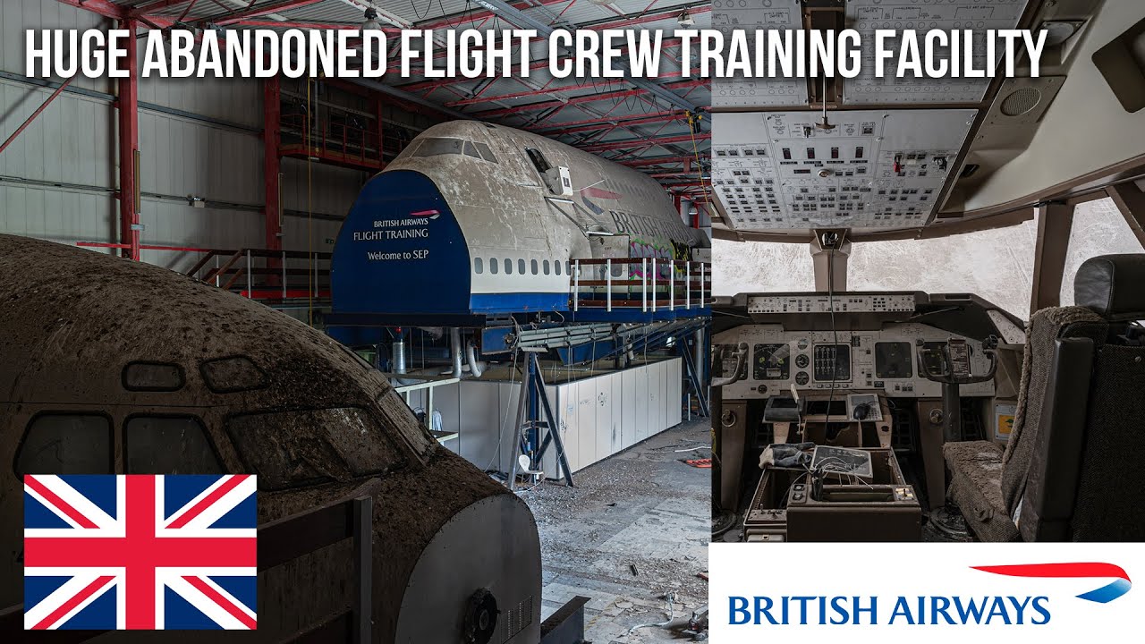 Удивительные авиасимуляторы найдены в ОГРОМНОМ учебном центре British Airways | ЗАБРОШЕННЫЙ