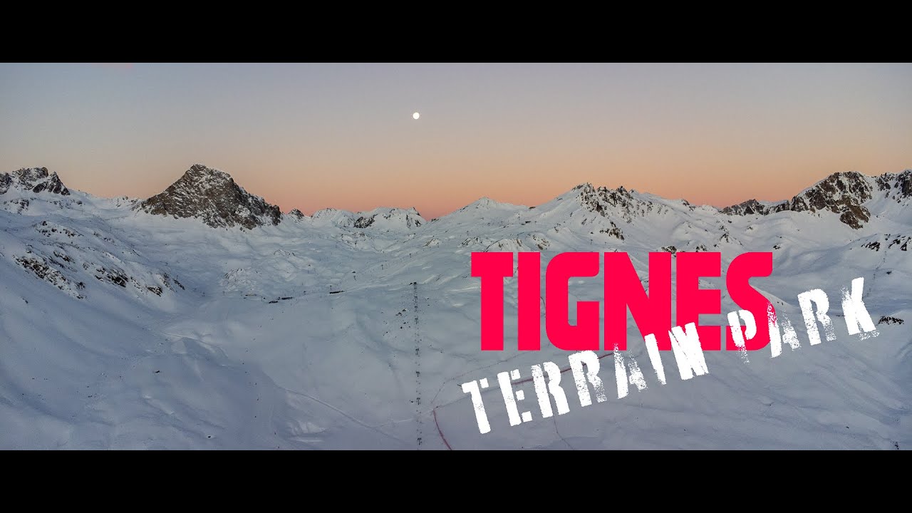 Snow park laps at Tignes Resort in France | French Alps