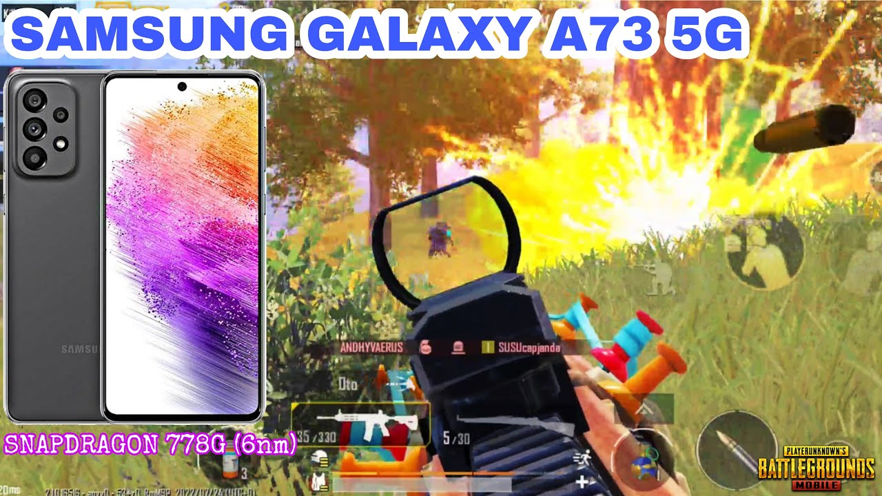 SAMSUNG GALAXY A73 5G SMOOTH - EXTREME | QUALCOMM SNAPDRAGON 778G | PUBG mobile GAMEPLAY