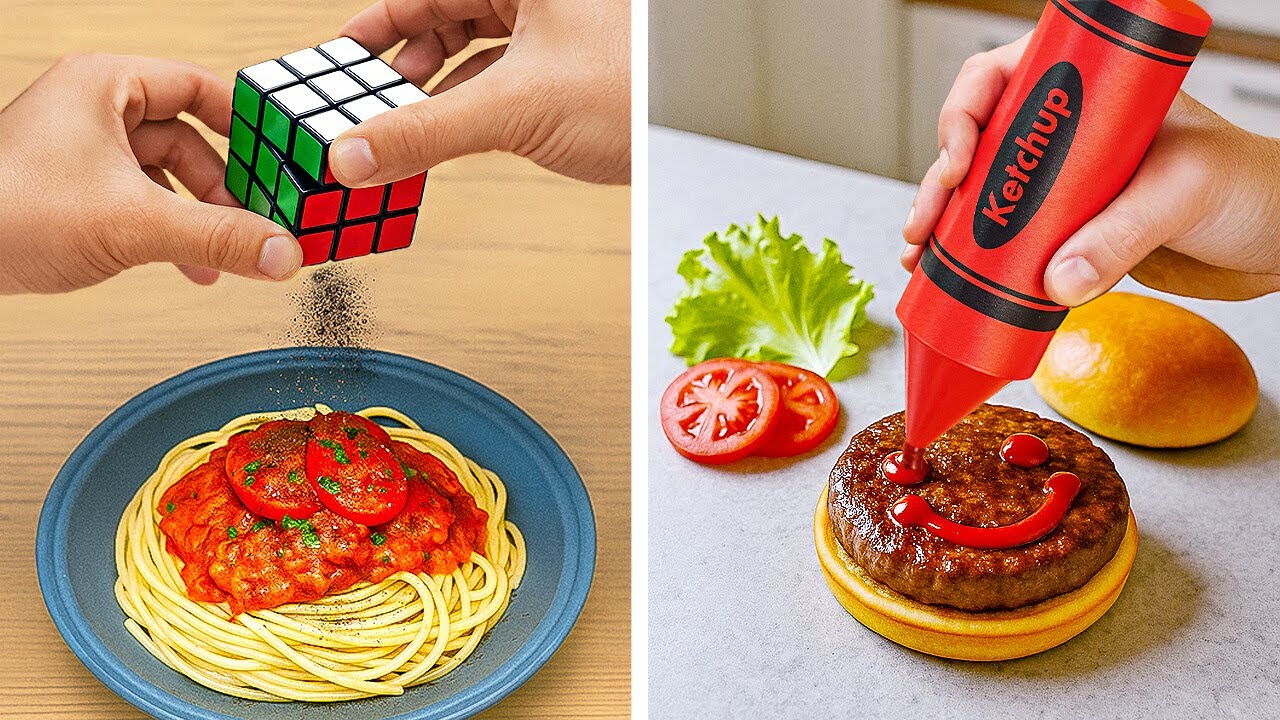 🍔 RENDEZ LA CUISINE PLUS DIVERTISSANTE ! Outils et Astuces Culinaires Qui Transformeront Votre Vie🍳🥢