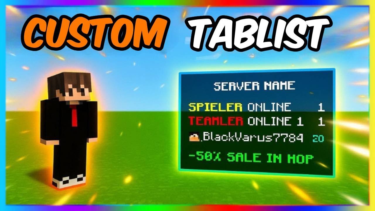 Minecraft Java - Tab Plugin erkl&auml;rt! 🏆 So passt du deine Tablist an! #plugins #java #tab