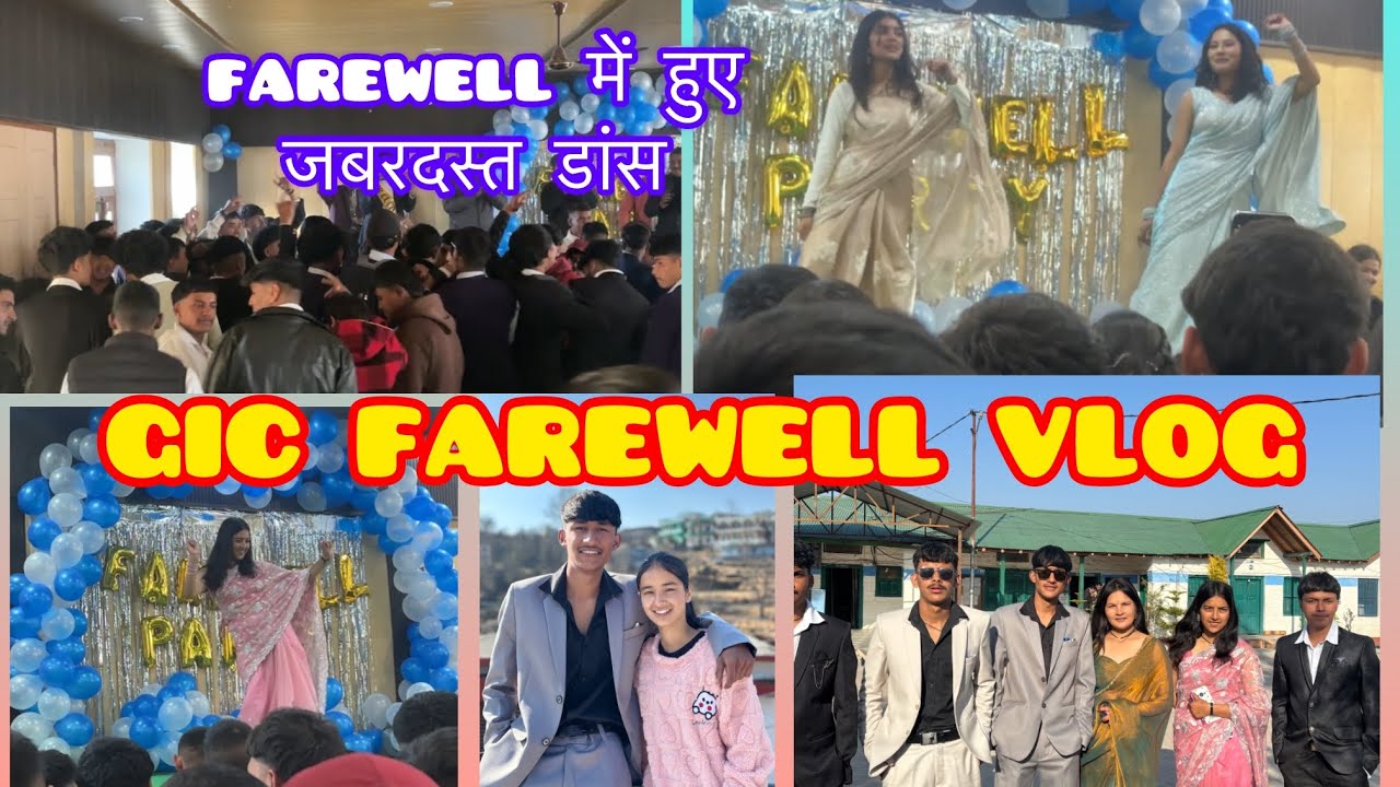 SCHOOL FAREWELL VLOG🌷❤️| Batch 2025-26 | | kajal bohra 03