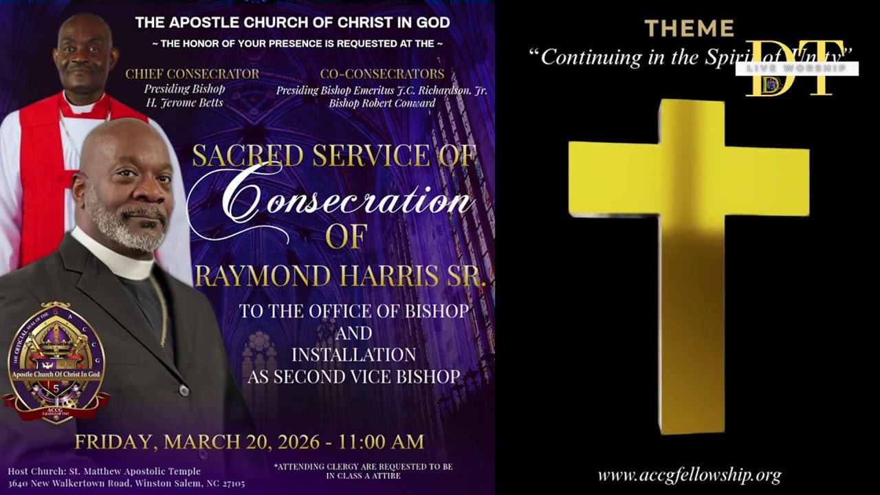 Destiny Temple Sunday Live Worship Experience 2/08/2026 1PM Bishop-Elect James Hayes, Senior Pastor