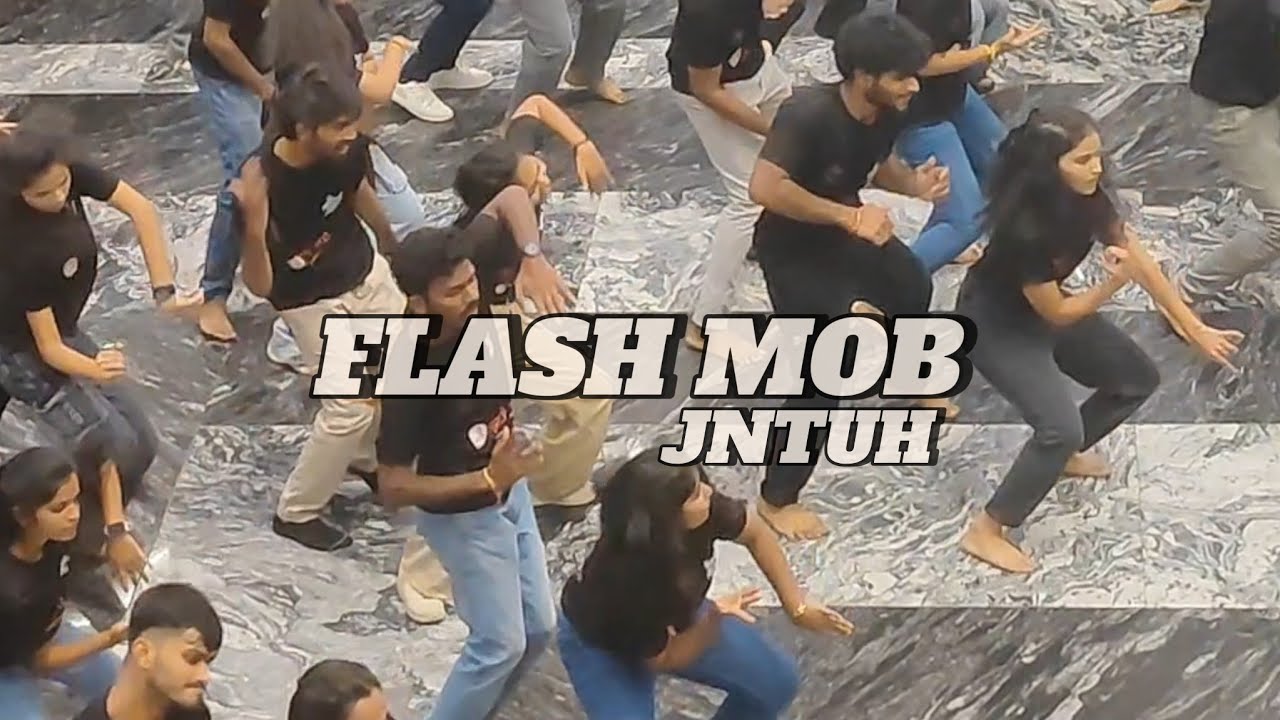 || JNTUH FLASH MOB || @connaissancejntuh 