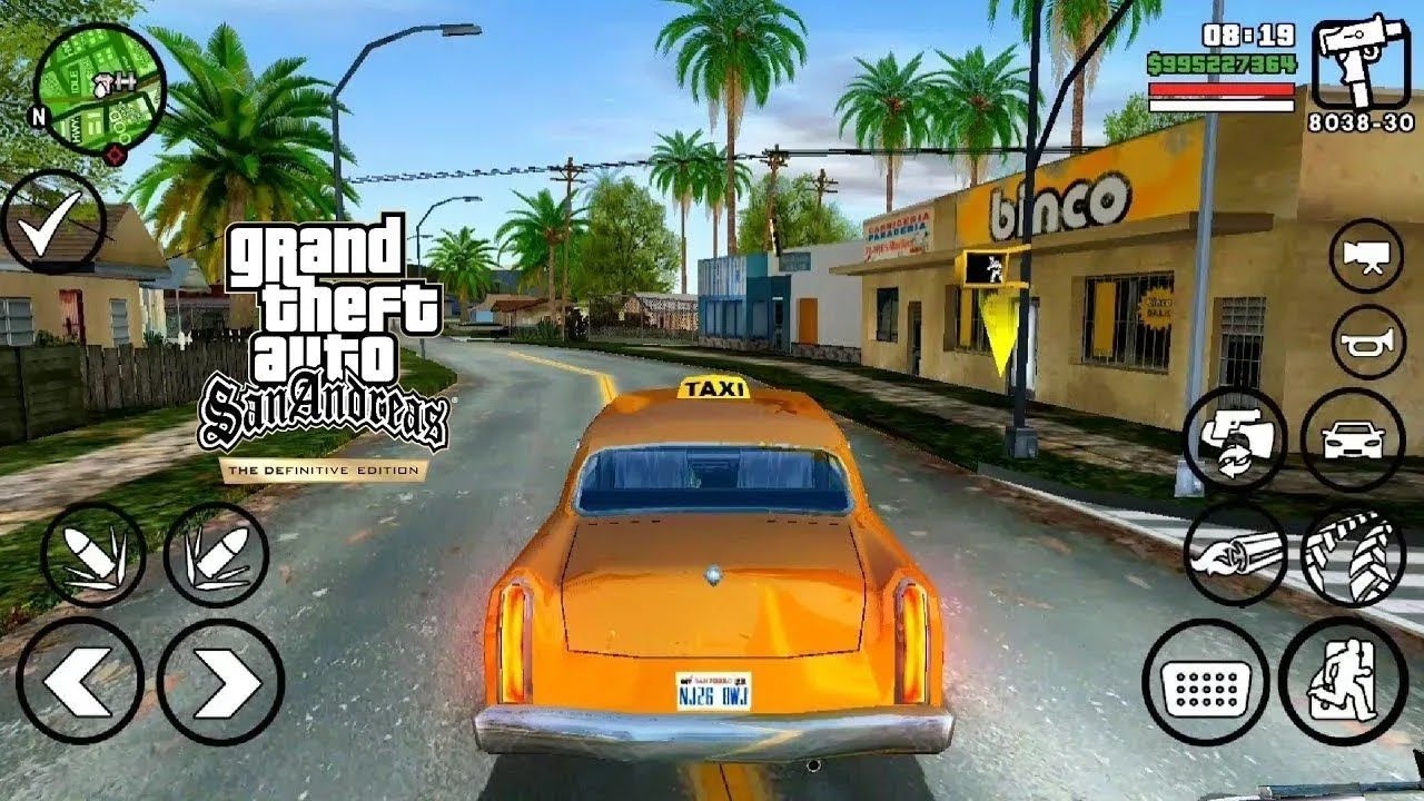 GTA SAN ANDREAS DEFINITIVE EDITION -INTRO & MISSION #6 - BIG SMOKE, SWEET & KENDAL
