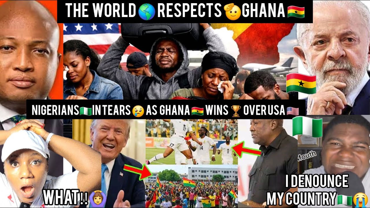 E DON HAPPEN‼️🔥💃NIGERIANS🇳🇬IN TEARS😭AS USA🇺🇸TAKES GHANA🇬🇭BY STORM🔥