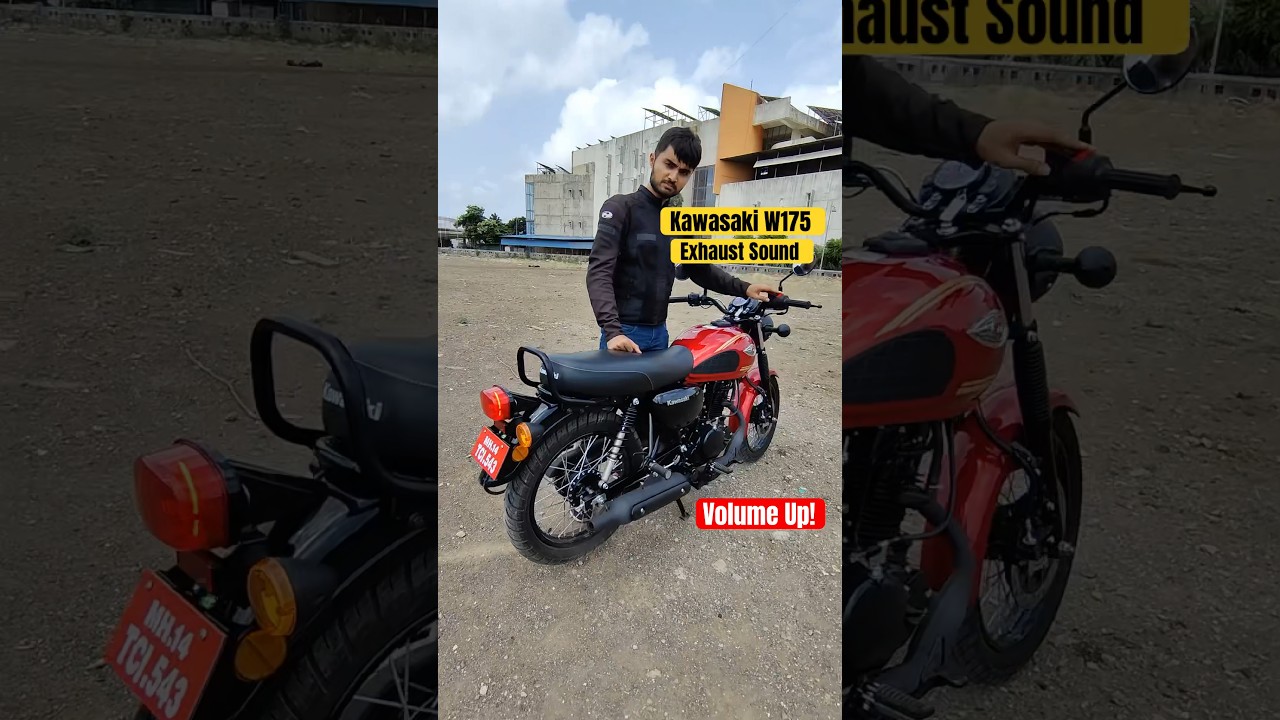 Kawasaki W175 Exhaust Sound | BikeWale #shorts #kawasakiw175