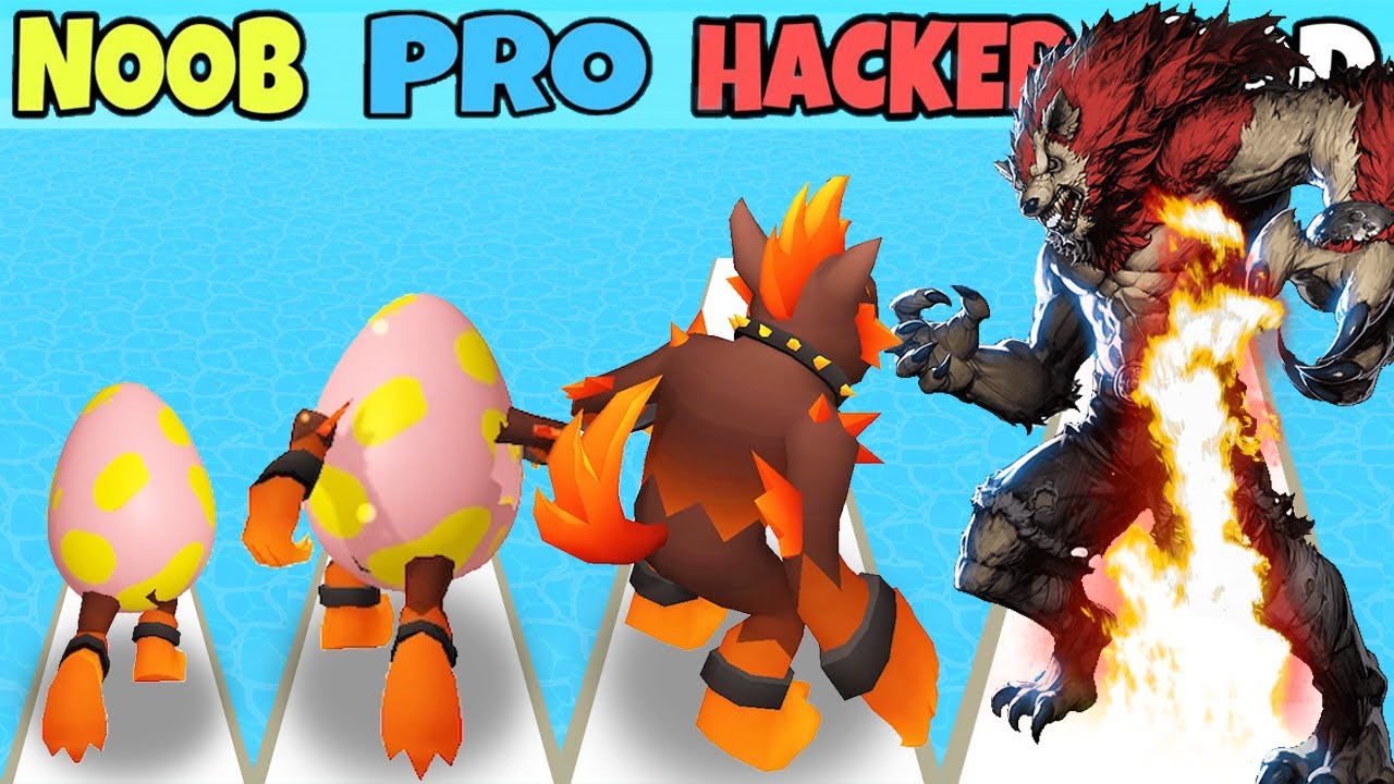 NOOB vs PRO vs HACKER vs GOD in What the Eggs?
