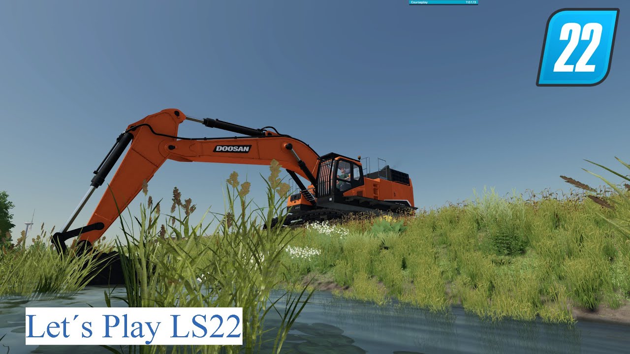 Let´s Play LS22 #0254 Graben ausbagern