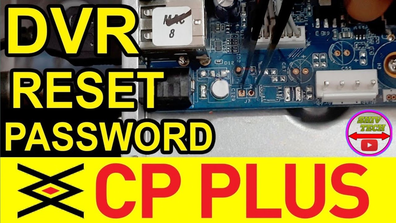 How To Reset Cp Plus DVR 🔥 Cp Plus DVR// Resetting To Factory Settings ⚡@Shiv4306 