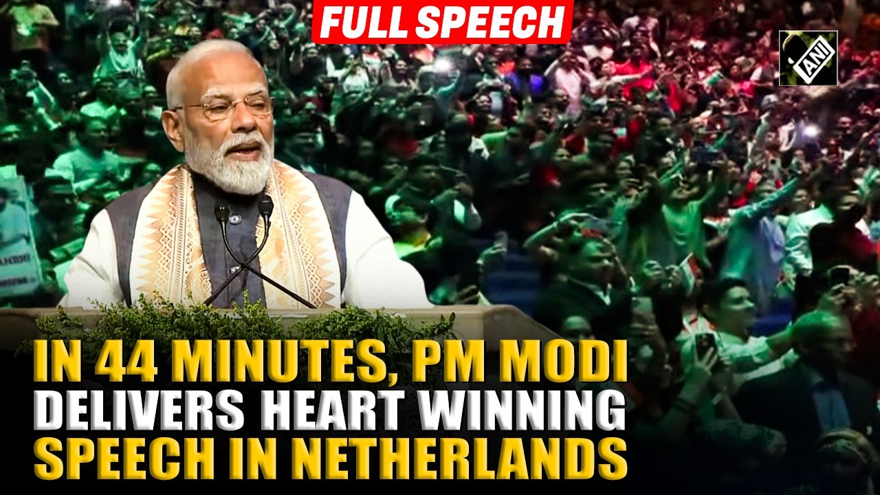 &ldquo;16th May very special&hellip;&rdquo; PM Modi delivers heart winning speech in Netherlands for Indian Diaspora