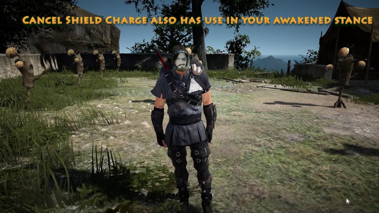 Black Desert Warrior How 2: Shield Charge.