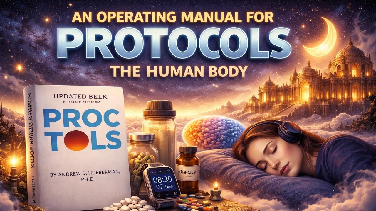 Andrew Huberman Protocols | Book Summary | Rewire Your Brain | With Binaural Beats 532Hz For Sleep