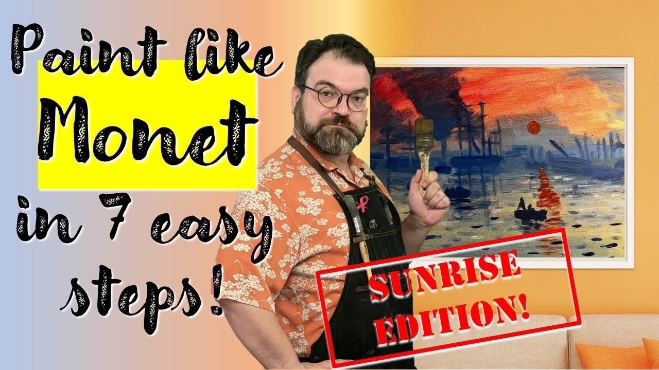 Рисуйте как Моне за 7 простых шагов! (Издание Sunrise)