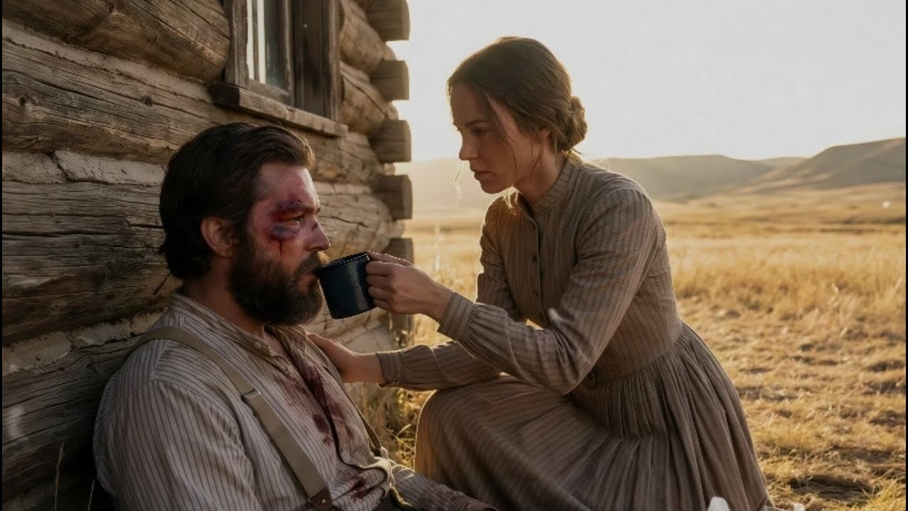 «Jeune veuve enceinte aide un étranger mourant—sans savoir qu’il possède tous les ranchs du Wyoming»