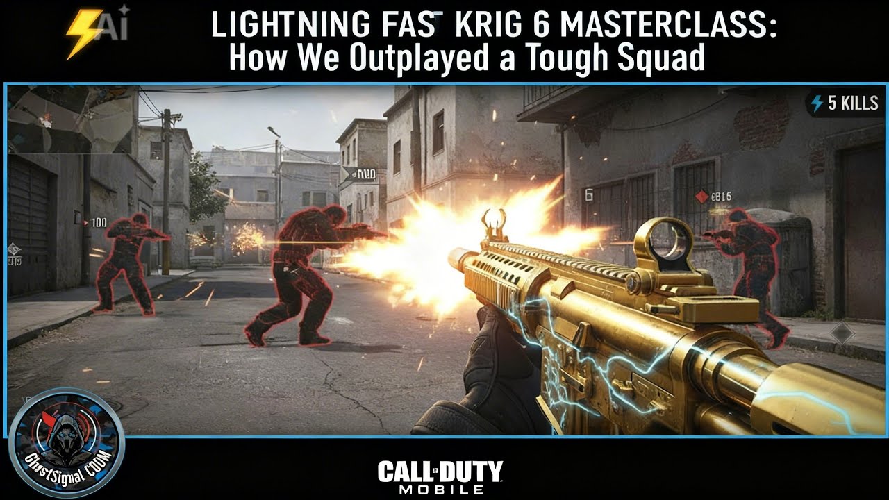 ⚡ LIGHTINING FAST KRIG 6 MASTERCLASS: How We Outplayed a Tough Squad