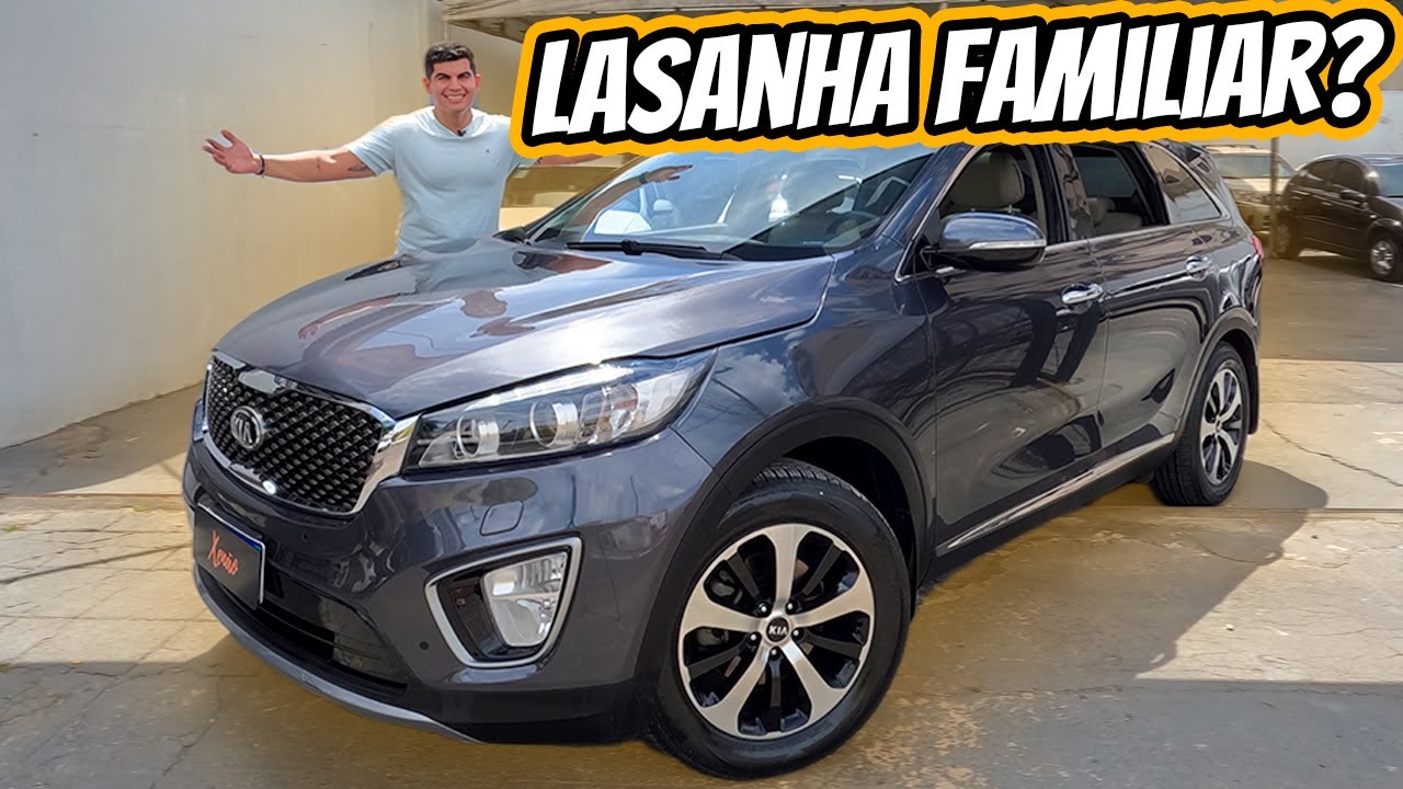 Kia Sorento V6 EX 2016 - SUV potente com 270cv, espaçoso com 7 lugares e BONITO!