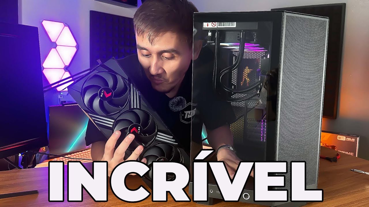 ESSE CARA ESCOLHEU O MELHOR GABINETE DE 2024 (NZXT H6 FLOW)