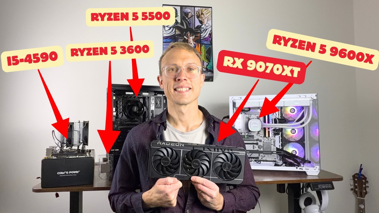 9070 XT on 4 Generations of CPUs: Should You Buy One for an Older PC? + Crimson Desert Gameplay