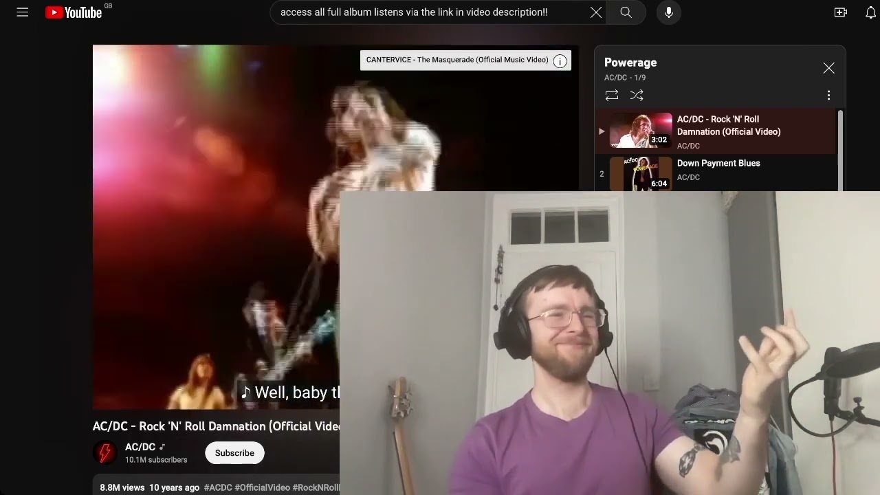 ACDC - Rock N' Roll Damnation Reaction & First Time Listen