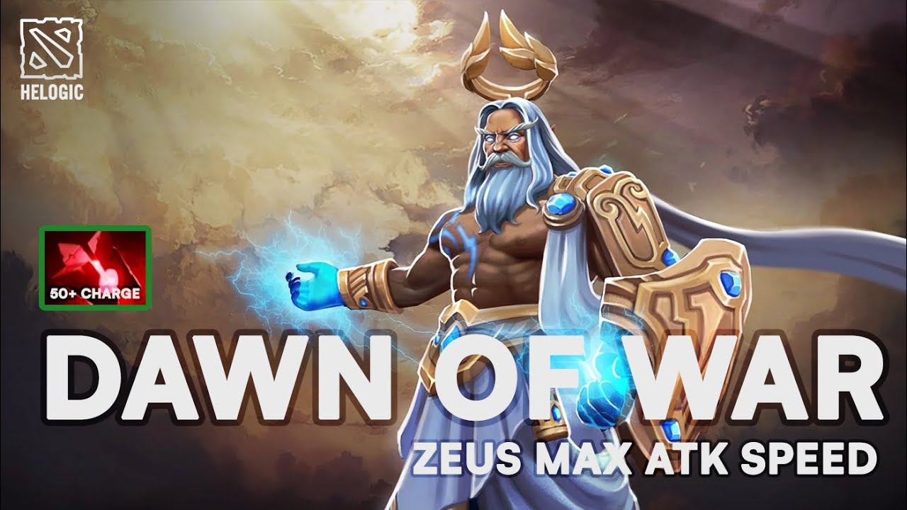 DAWN OF WAR DOTA 2 - ZEUS MAX SPEED WITH BLO*DSTONE 50+ CHARGE