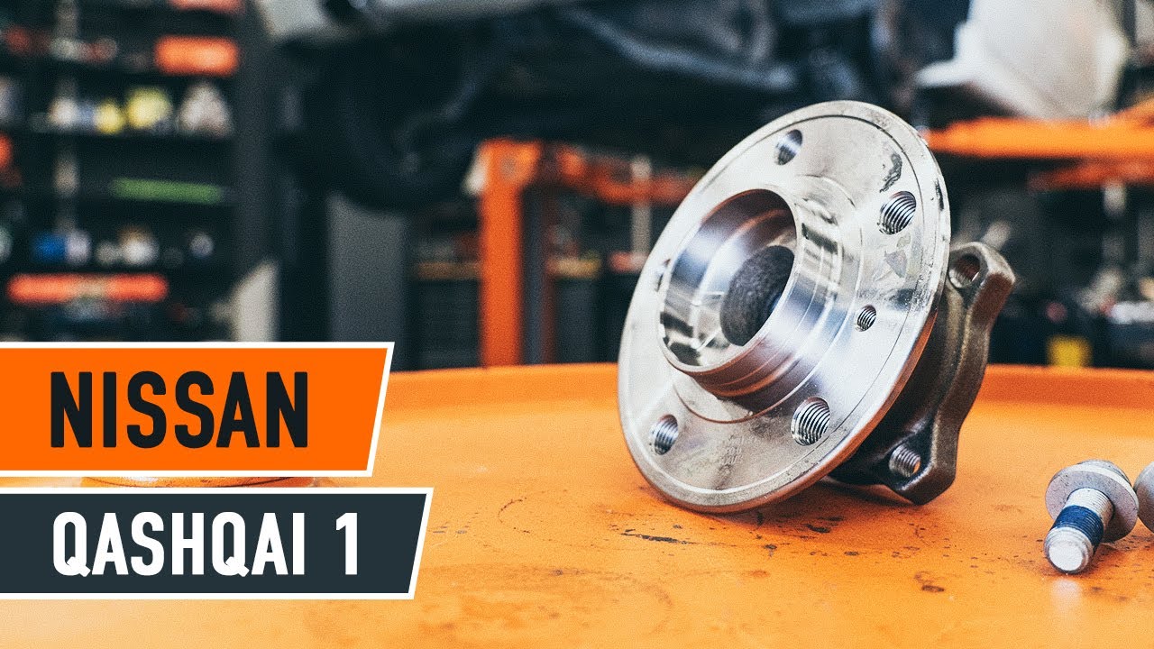 How to change a Rear wheel bearing on NISSAN QASHQAI 1 TUTORIAL | AUTODOC