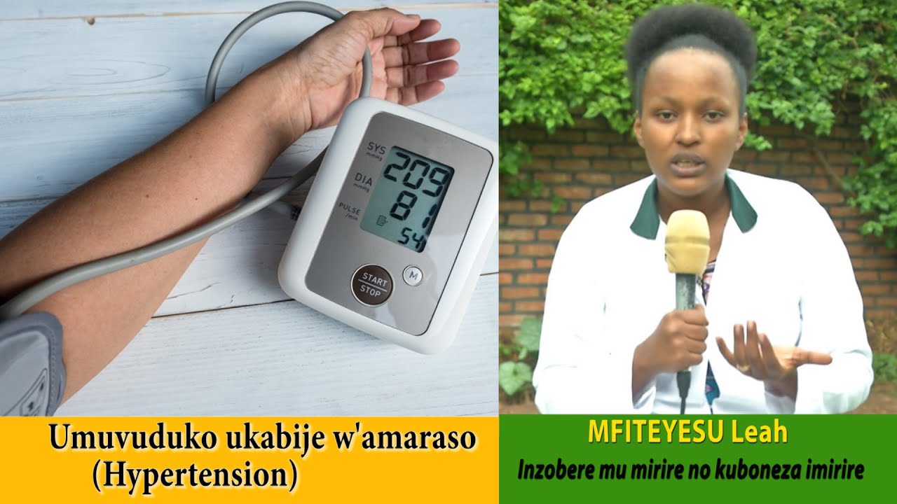 Imirire y'ufite hypertension .Kureka umunyu sicyo gisubizo cy'umuvuduko w'amaraso.