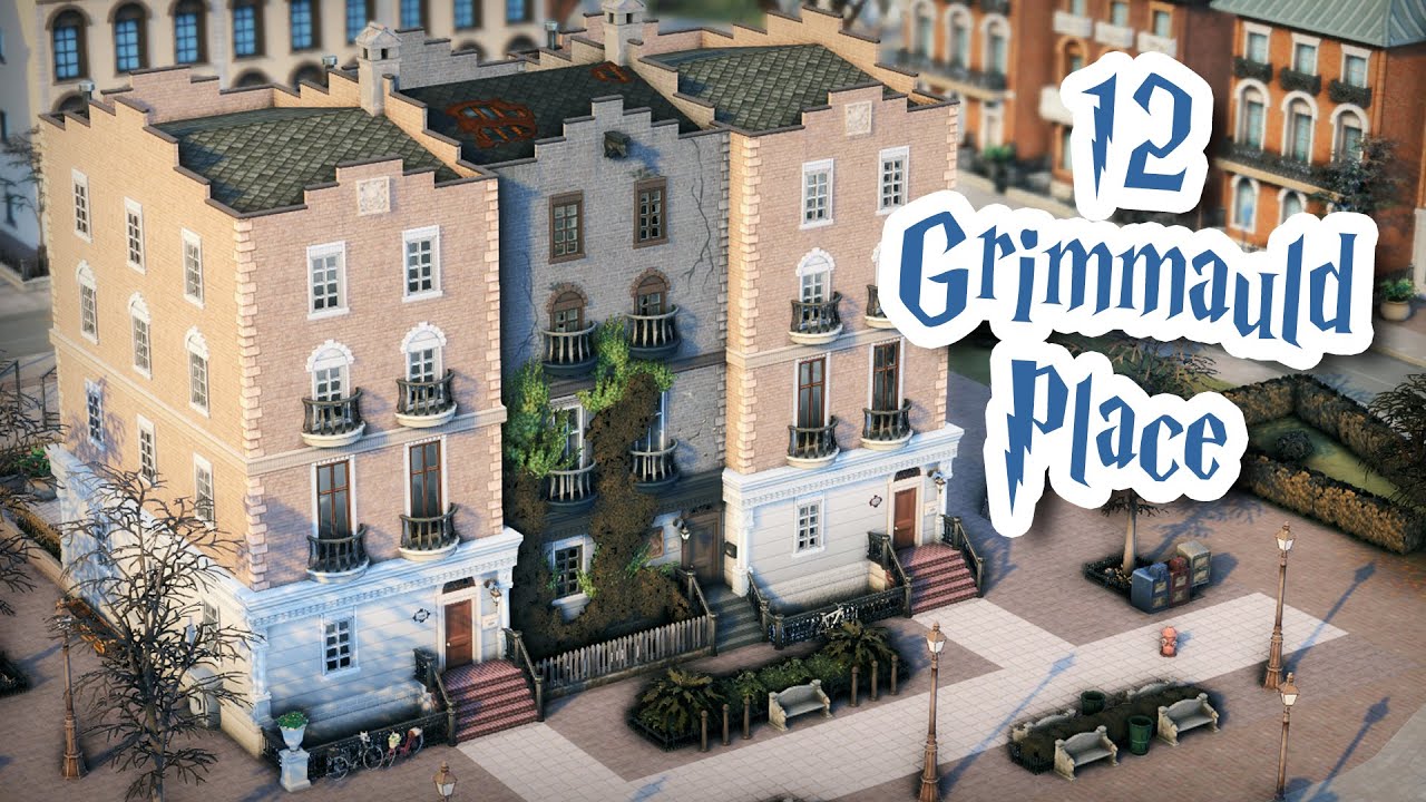 Harry Potter: 12 Grimmauld Place 🦇 || The Sims 4 Speed Build