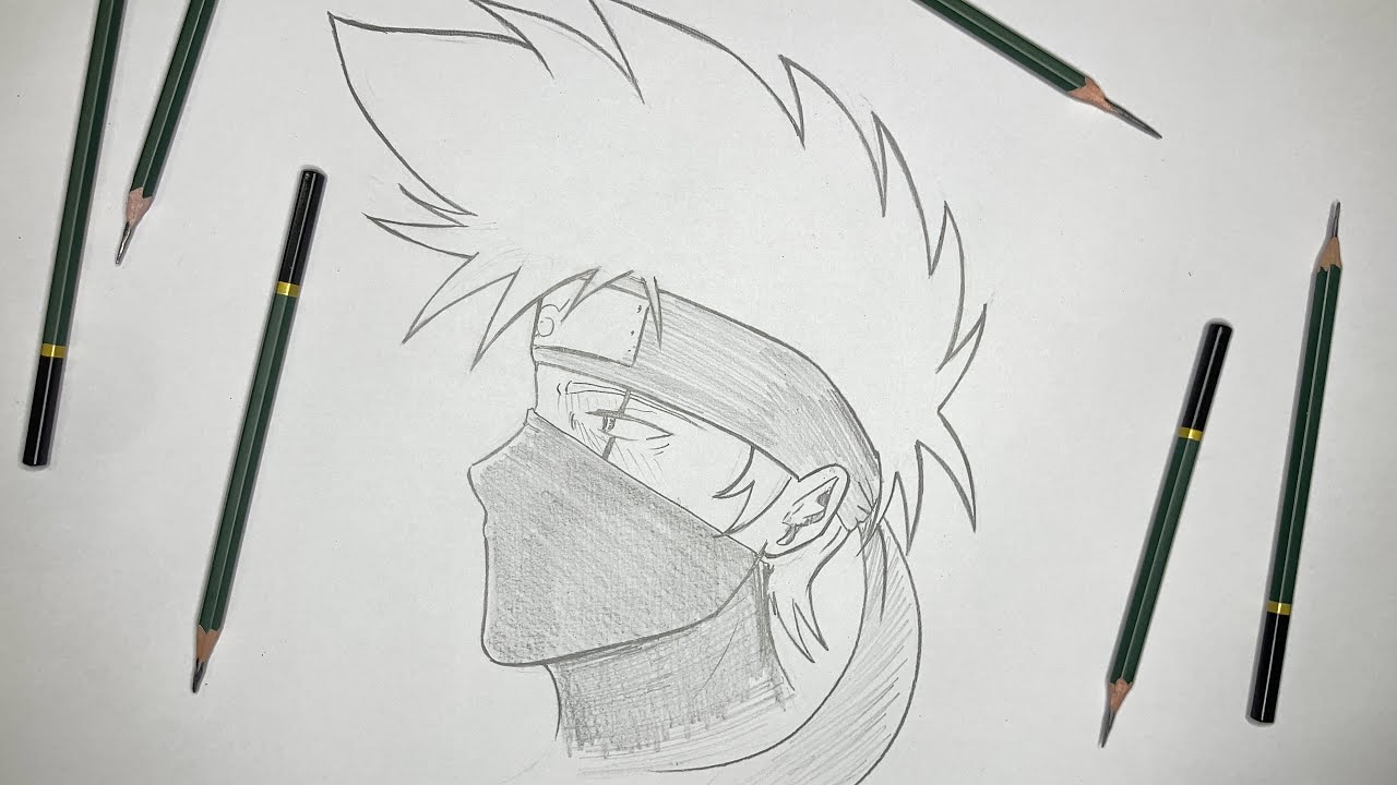 How to Draw Kakashi Hatake | Kakashi Drawing - Easy to Draw
