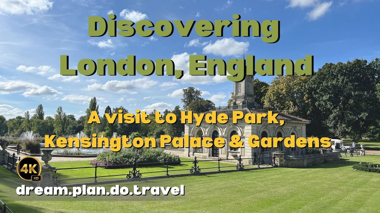 Hyde Park & Kensington Palace & Gardens, London, England 4K