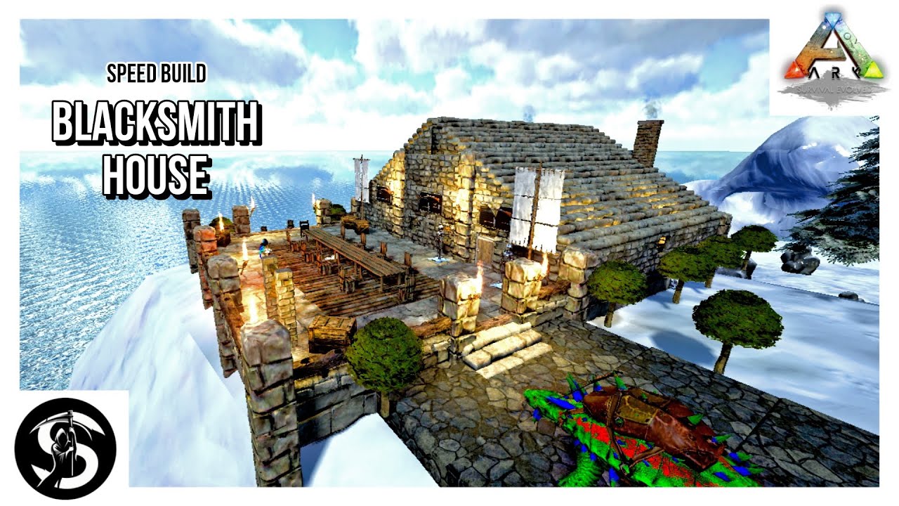 Blacksmith House in Ark Mobile | Speed Build | Ark builds | EP07 | ARK: Survival Evolved Mobile