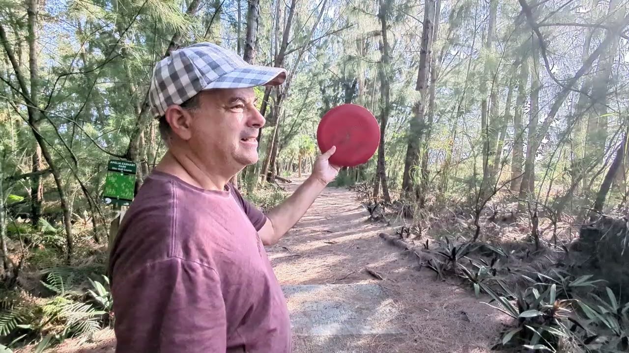 Disc Golf Round at Amelia Earhart Park Hialeah Florida by Ivan Katz