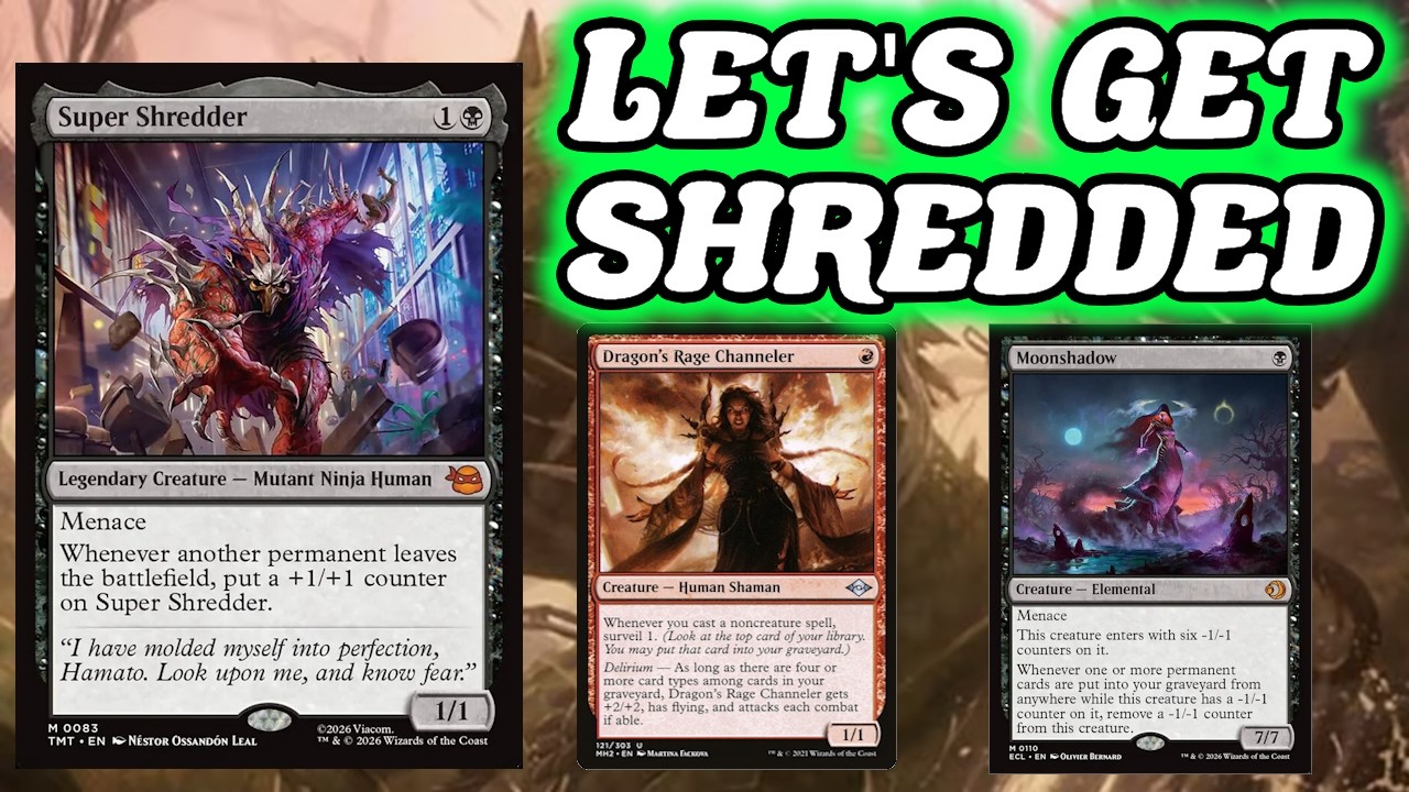LET'S GET SHREDDED! Legacy Rakdos Hyper Aggro With Super Shredder and Moonshadow MTG