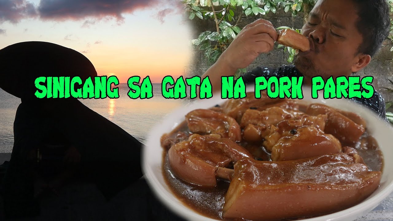 SINIGANG SA GATA PORK PARES