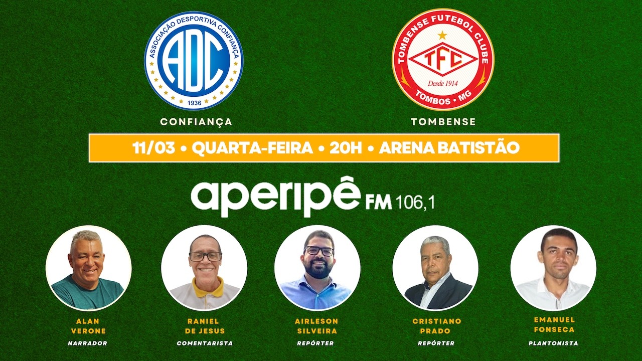 AO VIVO: CONFIANÇA x TOMBENSE | COPA DO BRASIL | ARENA BATISTÃO | 11/03/2026