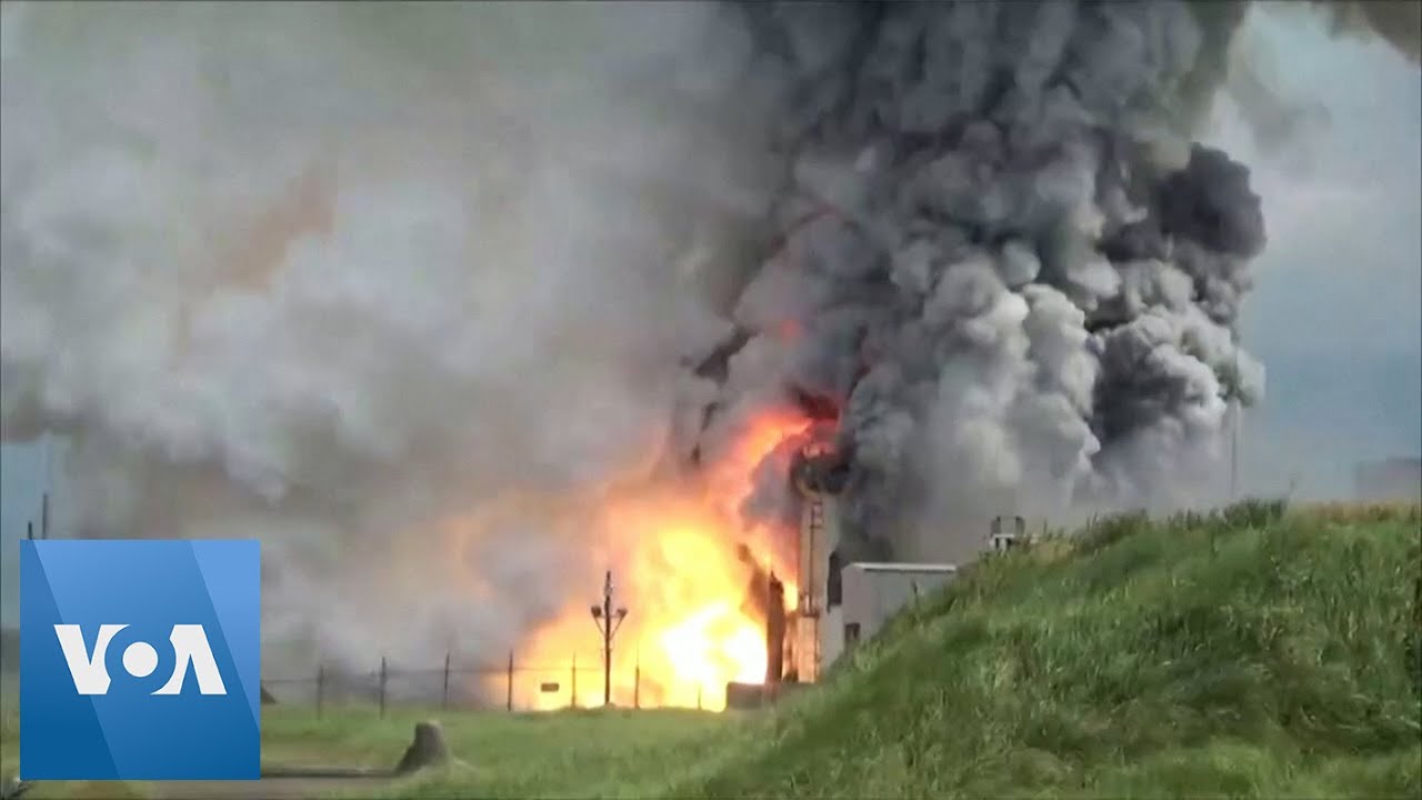 Japan Space Rocket Engine Explodes During Test | VOA News