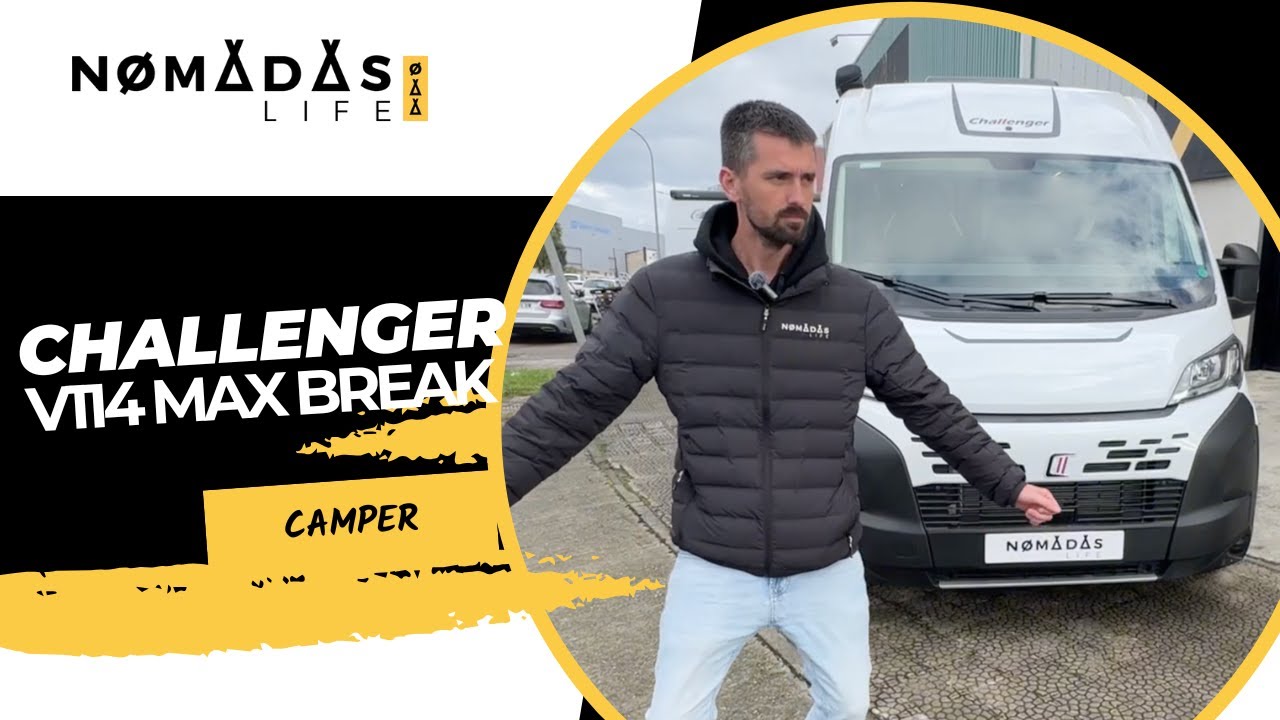 🚐 Challenger V114 Max Break: una camper perfecta para iniciarse en el caravaning en familia 😎