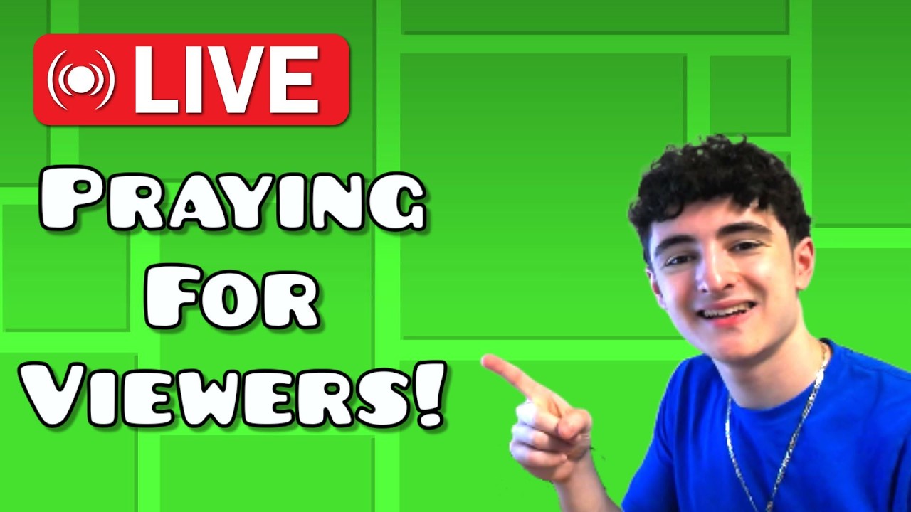 🔴 PRAYING FOR VIEWERS! What do you need me to pray for?