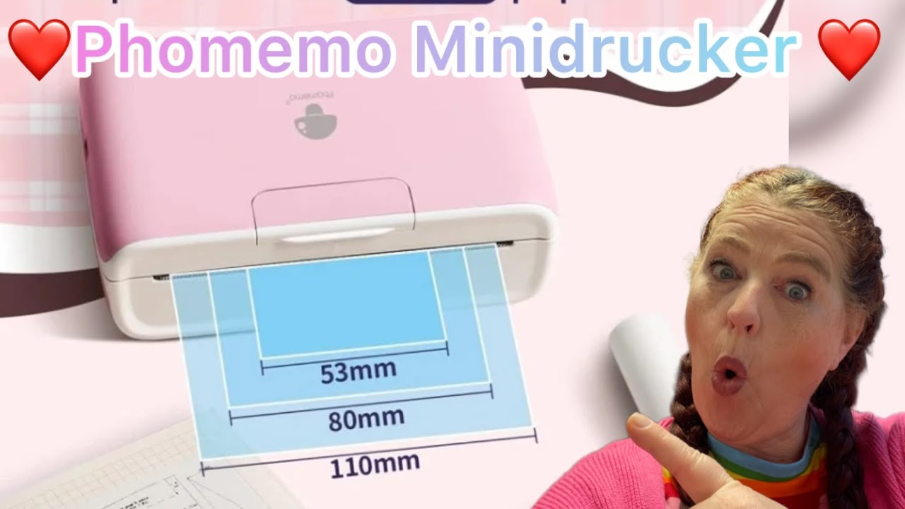 Minidrucker ❤️ so viele Möglichkeiten🤩 erste Schritte 🤩 Fotos, Texte,Labels, u.vieles mehr❤️  🥰