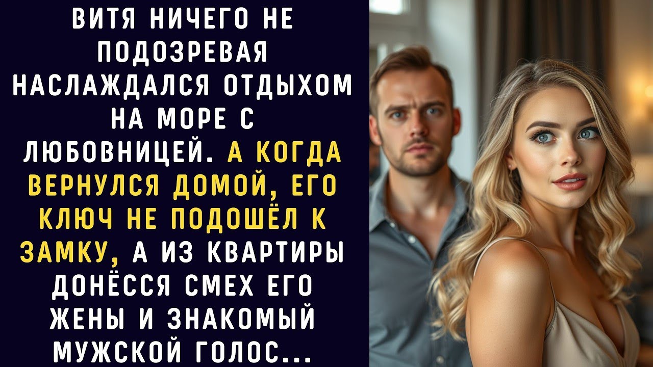 Витя ничего не подозревая наслаждался отдыхом на море с горячей любовницей  А когда вернулся домой