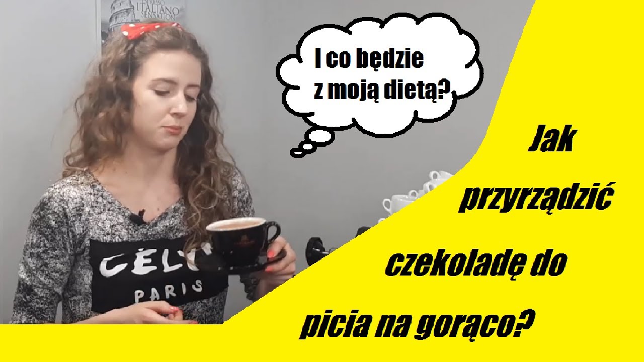 Jak przygotować czekoladę na gorąco na ekspresie do kawy.