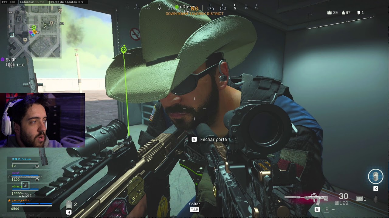 COD WARZONE   A CALL PRO FINAL MAIS EMOCIONANTE DE TODOS! Ft Drezzy Funky e Pedro