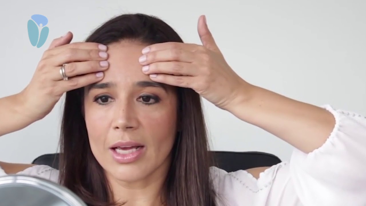 Ejercicios de la frente y el entrecejo Yoga Facial #TDT  - Dra. Claudia García