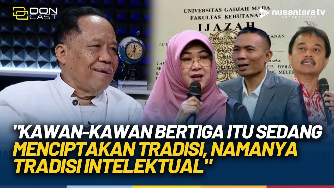 M. Sobary Singgung RRT Soal Ijazah Jokowi: Mereka Bertiga Itu Sedang Menciptakan Tradisi... | NTV