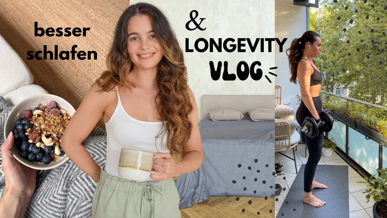 Vlog| Meine Longevity Routinen, besser schlafen& What I eat