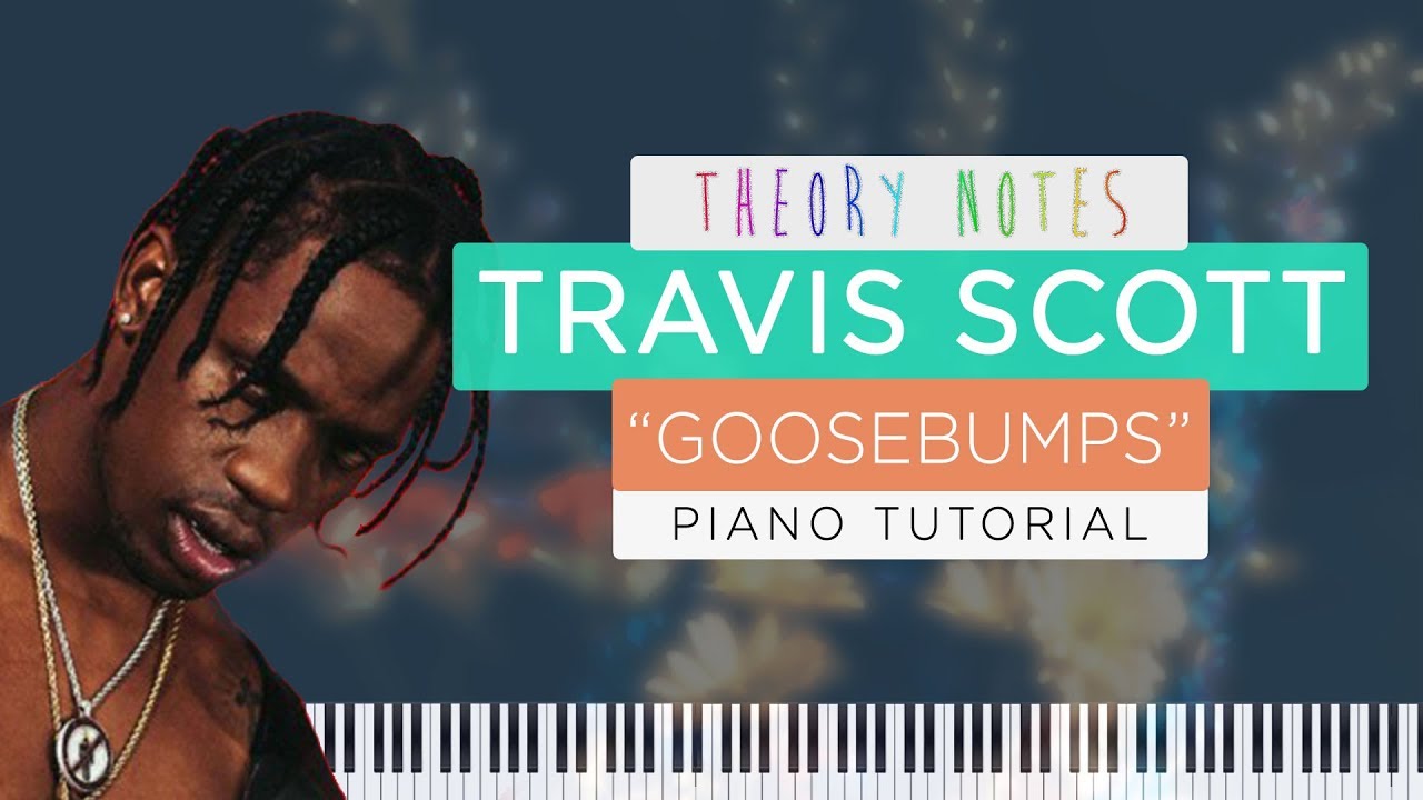 How to Play Travis Scott ft. Kendrick Lamar - Goosebumps | Theory Notes Piano Tutorial
